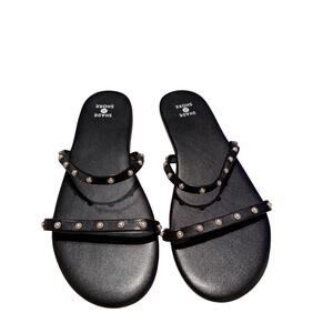 Shade & Shore Black Pearl Sandals - Women's Size 7